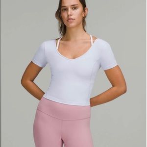 Lululemon Align T-Shirt - light blue , size 6
